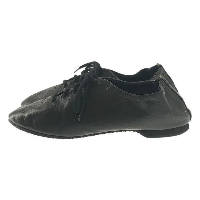 repetto(レペット)の【美品】  repetto / レペット | jazz shoes レザー レースアップ フラット バレエ ジャズ シューズ black | 36 | ブラック | レディース レディースの靴/シューズ(バレエシューズ)の商品写真