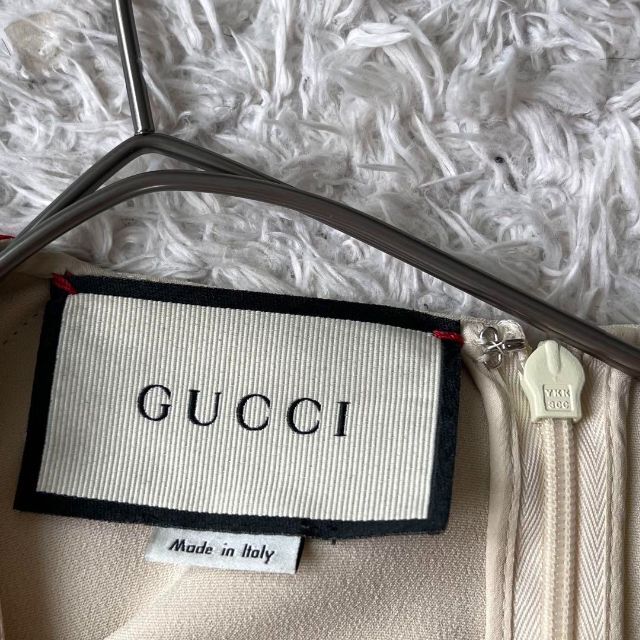 美品✨グッチ 2018モデル サイドシェリーライン 緑赤 ロングワンピース 38 美品✨グッチ 2018モデル サイドシェリーライン 緑赤 ロングワンピース 38