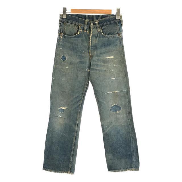 Levi's / リーバイス | Vintage / ヴィンテージ 1937 モデル 501XX オリジナル 1936-1941 片面Big E  針シンチバッグ 隠しリベット セルビッチ デニム パンツ ボーイズ | ー | インディゴ | メンズ