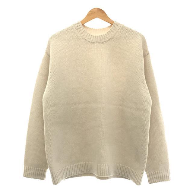 steven alan / スティーブンアラン | HAMILTON MOCK NECK KNIT LOOSE ハミルトン ラムズウール モックネック ニット セーター | L | OFF WHITE | メンズ