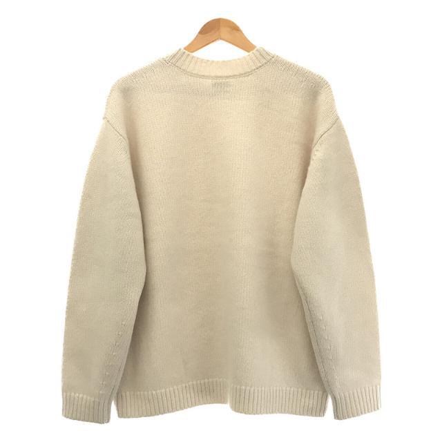 steven alan / スティーブンアラン | HAMILTON MOCK NECK KNIT LOOSE ハミルトン ラムズウール モックネック ニット セーター | L | OFF WHITE | メンズ