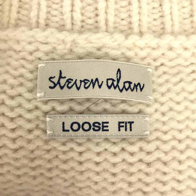 steven alan / スティーブンアラン | HAMILTON MOCK NECK KNIT LOOSE ハミルトン ラムズウール モックネック ニット セーター | L | OFF WHITE | メンズ