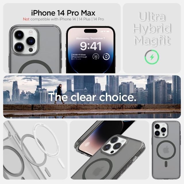 【色: フロスト・ブラック】Spigen iPhone14ProMax ケース 7