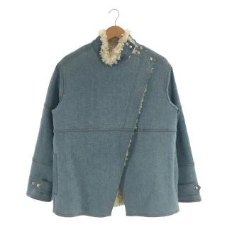 ステラマッカートニー(Stella McCartney)の【美品】  STELLA McCARTNEY / ステラマッカートニー | FUR FREE FUR デニム 裏地ボア ハイネック ジャケット | 36 | インディゴ | レディース(その他)