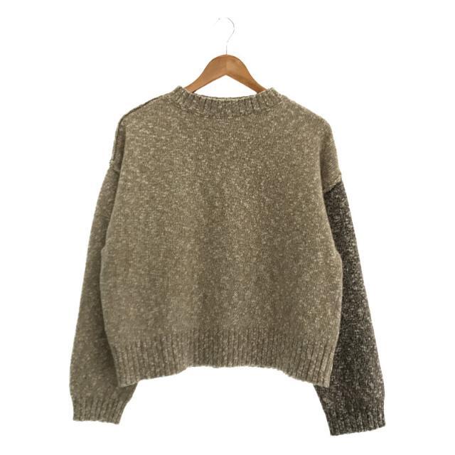 6 roku  ロクJACQUARD KNIT PULLOVER  ブラウン