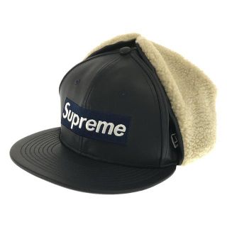 SUPREME✖︎NEWERA ボアレザーイヤーキャップ