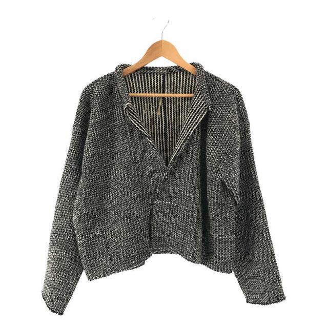 【美品】  ISABELLA STEFANELLI / イザベラステファネリ | 2018 | CONSTANTIN - Irish spun wool ウールショートジャケット タグ付き | 1 | ブラック | メンズ