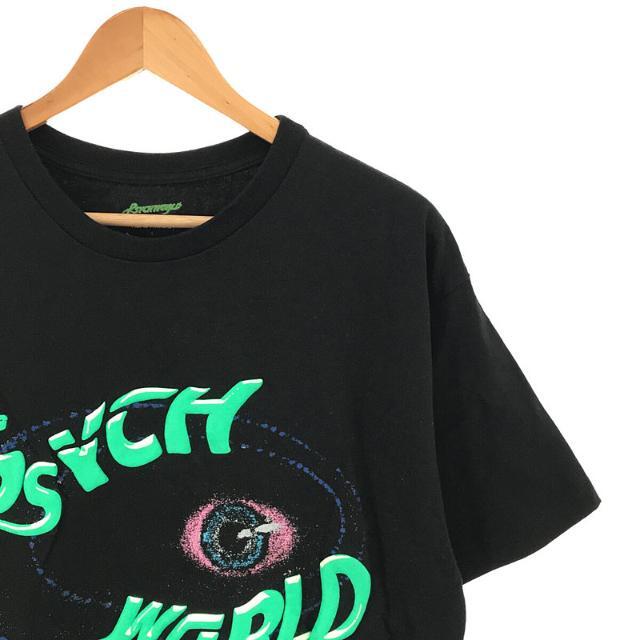 READYMADE(レディメイド)のREADYMADE / レディメイド | 2021SS | × PSYCHWORLD サイコワールド コラボ 3PACK TEE  ロゴ 発泡 プリント Tシャツ | L | ブラック | メンズ メンズのトップス(Tシャツ/カットソー(半袖/袖なし))の商品写真