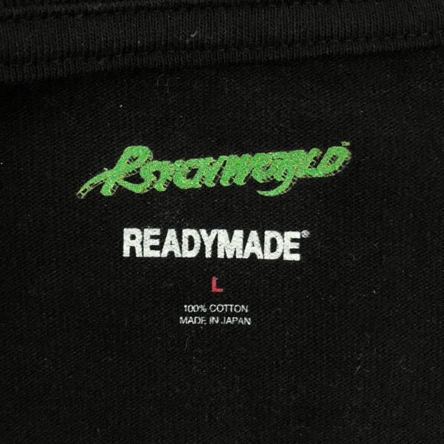 READYMADE(レディメイド)のREADYMADE / レディメイド | 2021SS | × PSYCHWORLD サイコワールド コラボ 3PACK TEE  ロゴ 発泡 プリント Tシャツ | L | ブラック | メンズ メンズのトップス(Tシャツ/カットソー(半袖/袖なし))の商品写真