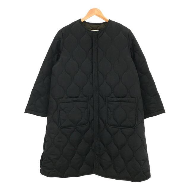 Traditional Weatherwear / トラディショナルウェザーウェア | 2020AW | ARKLEY LONG 2 アークリー ロング 2 ノーカラー キルティング コート | 34 | ネイビー | レディース