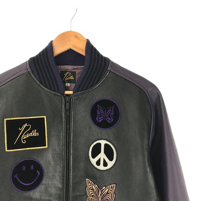 希少【美品】Needles award jacketレザー ジャケット XS