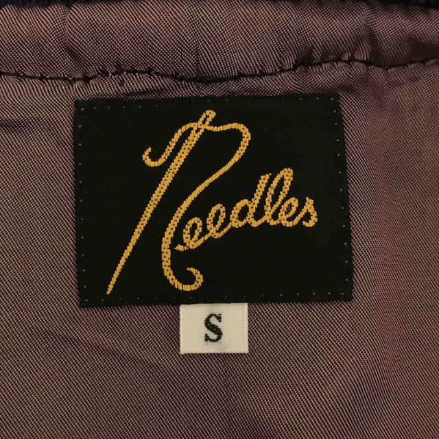 Needles(ニードルス)の【新品】  Needles / ニードルス | 2022AW Award Jacket  Cowhide Leather LQ094 レザー アワードジャケット ブルゾン | S | Purple | メンズ メンズのジャケット/アウター(その他)の商品写真