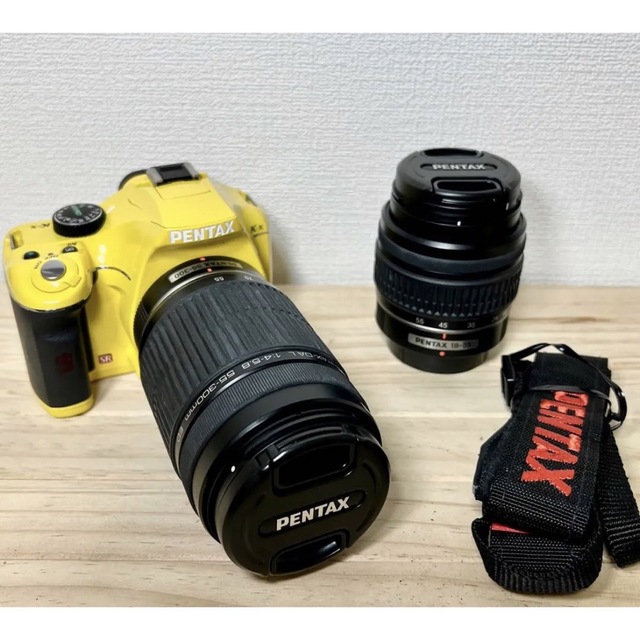 ペンタックス K-X一眼レフカメラ　55-300 18-55 美品