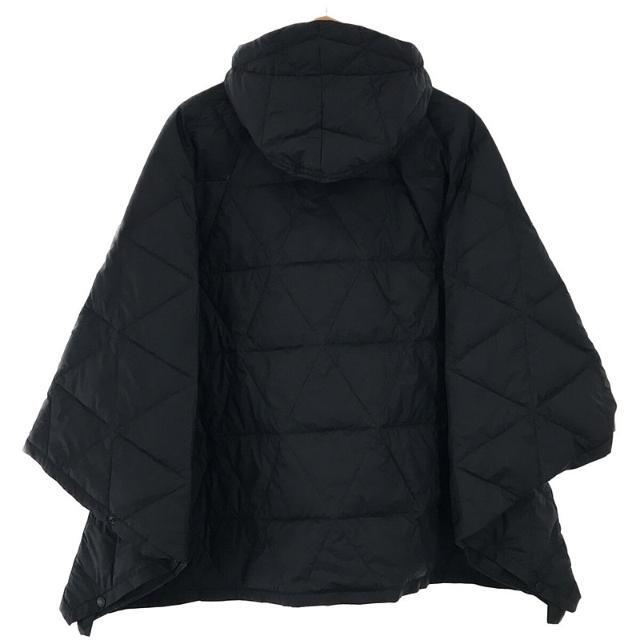 【美品】 THE NORTH FACE PURPLE LABEL / ザノースフェイスパープルレーベル | 2022AW | ユニセックス Field Down Poncho フィールド ダウンポンチョ ライトダウン ダウンケープ | M | ブラック | メンズ