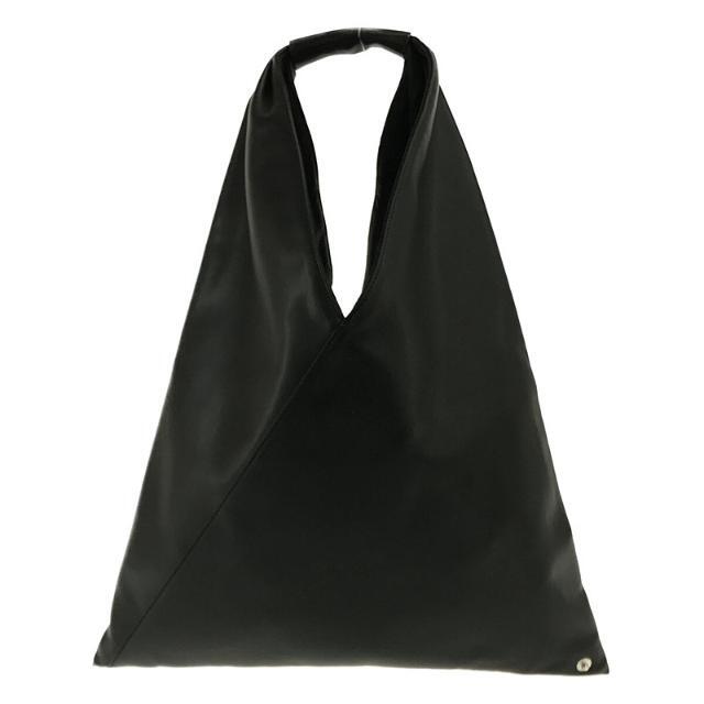 【美品】  MM6 Maison Margiela / エムエムシックスメゾンマルジェラ | 2021SS | フェイク レザー ジャパニーズ トート バッグ | ブラック | レディース
