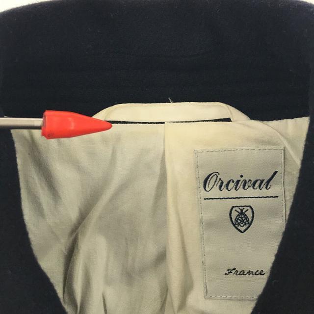 ORCIVAL メルトン シングルジャケット ネイビー オーシバル