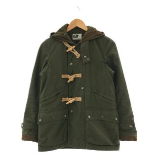 エンジニアードガーメンツ(Engineered Garments)のEngineered Garments / エンジニアドガーメンツ | コーデュロイ 切替 トグル ダッフル ミリタリー ジャケット フーディ | 1 | カーキ | レディース(その他)