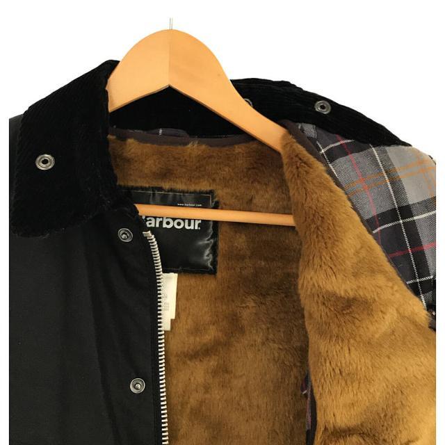 【美品】  Barbour / バブアー | SL BEDALE WAX JACKET パイルライナー ベスト セット チンストラップ付き ビデイルSL オイルド ジャケット | 36 | BLACK | メンズ