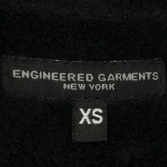 Engineered Garments / エンジニアドガーメンツ | 2019AW | 2Way KNIT LONG CARDIGAN POLY SHAGGY FLEECE シャギー フリース ニット ロング カーディガン | XS | ブラック | メンズカーディガン