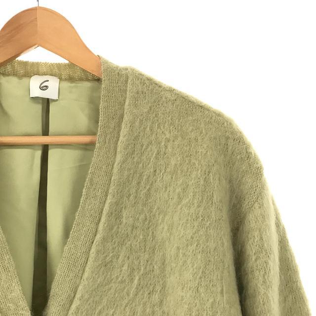 6 (ROKU) - 【美品】 6(ROKU) / ロク | MOHAIR CARDIGAN モヘヤ ビッグ