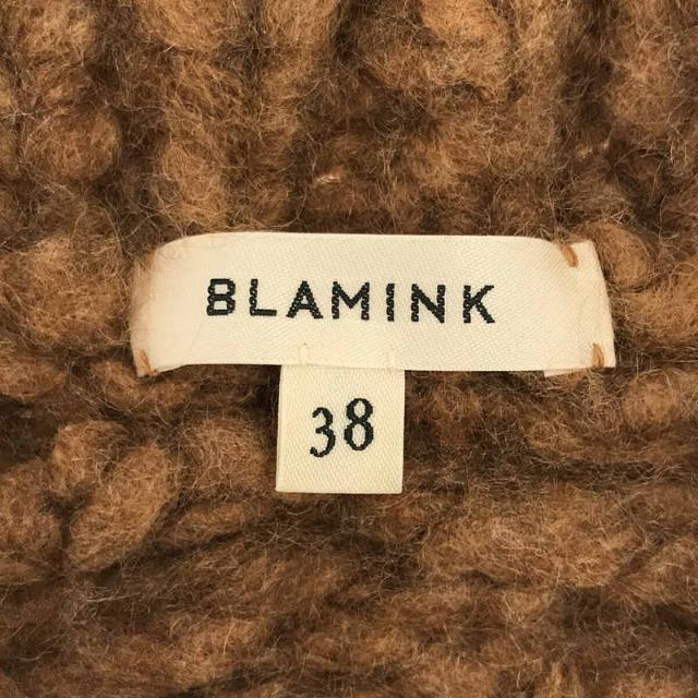 【美品】  BLAMINK / ブラミンク | カシミヤ 100％ ニット ベスト プルオーバー | 38 | ブラウン | レディース