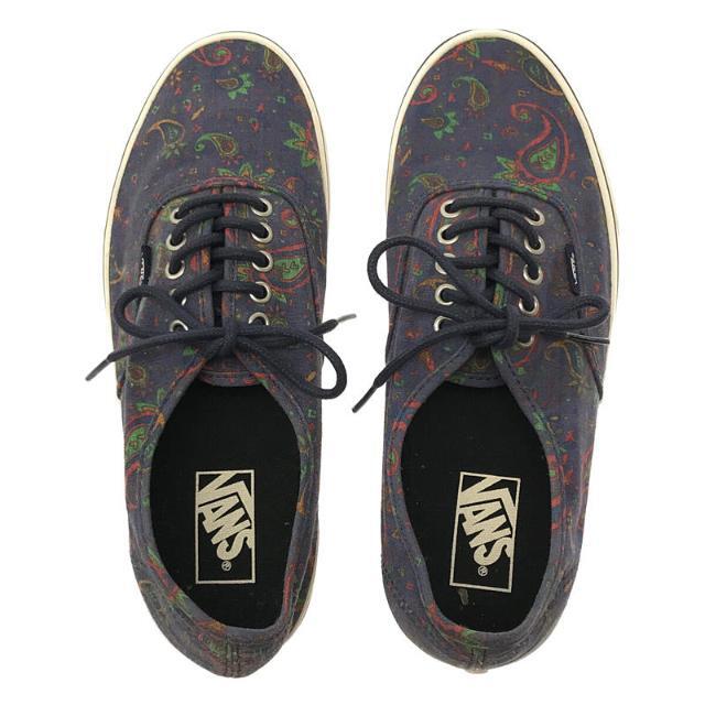 VANS(ヴァンズ)の【美品】  VANS / バンズ | USA企画 AUTHENTIC オーセンティック ペイズリー柄 ローカット スニーカー 箱付き | 27 | パープル | メンズ メンズの靴/シューズ(スニーカー)の商品写真