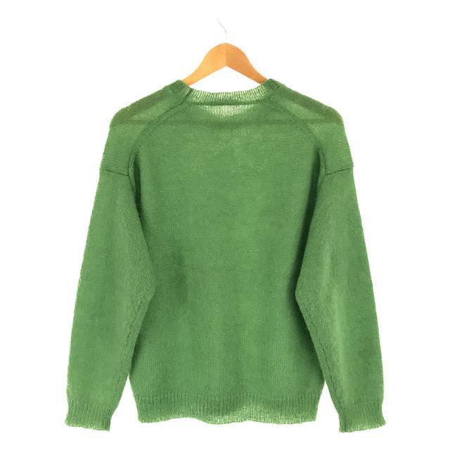 【美品】  AURALEE / オーラリー | SUPER KID MOHAIR KNIT P/O キッド モヘヤ ニット プルオーバー | 1 | グリーン | レディース