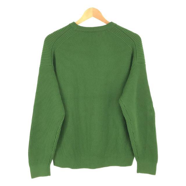 AURALEE(オーラリー)の【美品】  AURALEE / オーラリー | SUPER FINE WOOL RIB KNIT BIG P/O リブ ニット プルオーバー | 1 | グリーン | レディース レディースのトップス(ニット/セーター)の商品写真