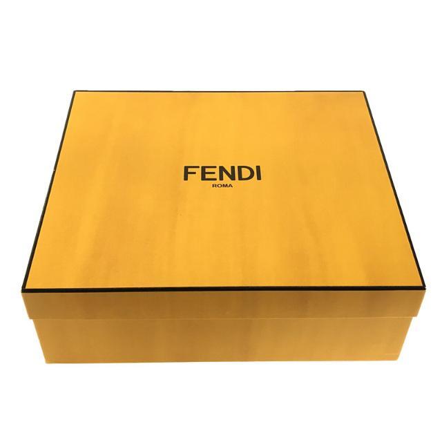 【新品】  FENDI / フェンディ | ヌバック レザー スクエアトゥ バックジップ ヒール アンクルブーツ 箱付き | 38 | イエロー | レディース