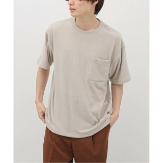 ベーセーストック(B.C STOCK)の【ベージュ】両面パイル 半袖Tシャツ(Tシャツ/カットソー(半袖/袖なし))