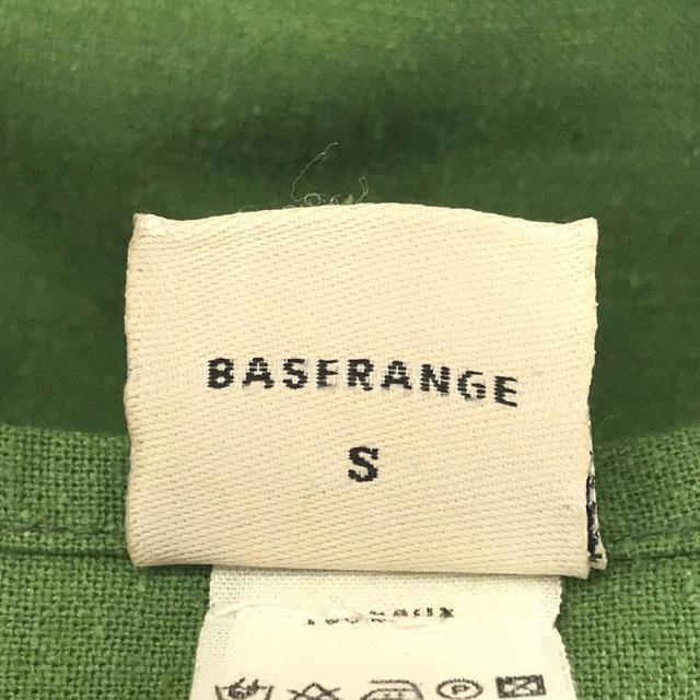 【美品】  BASErange / ベースレンジ | Yumi Apron Dress silk シルク 100％ エプロン ラップ ドレス ワンピース | S | グリーン | レディース