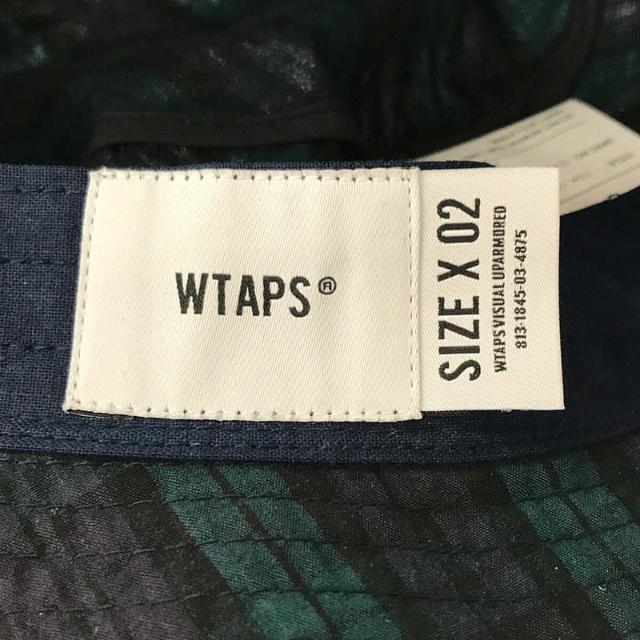 【美品】 WTAPS / ダブルタップス | チェック バケットハット 帽子 | 2 | グリーン系 | メンズ