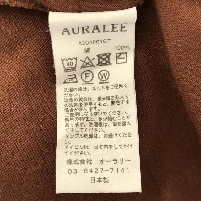 AURALEE / オーラリー | 2020AW | LUSTER PLAITING LONG SLEEVE TEE ラスター プレーティング ロングスリーブ カットソー | 3 | ブラウン | メンズ 5