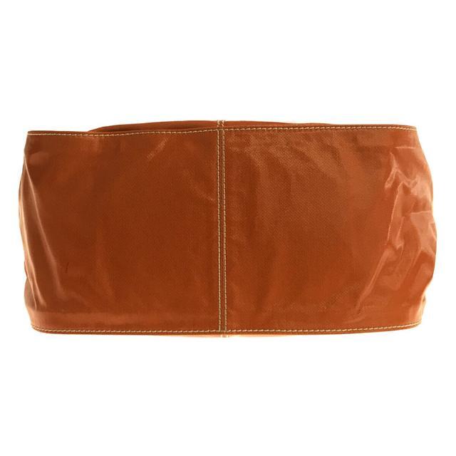 【美品】  TOD'S / トッズ | Sacca Piccola Tote エナメル トート ハンドバッグ 保存袋付き | オレンジ | レディース