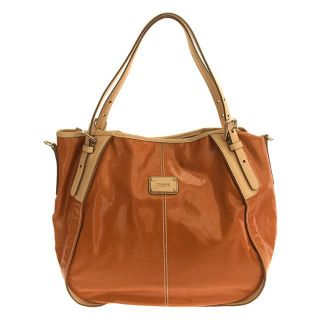 トッズ(TOD'S)の【美品】  TOD'S / トッズ | Sacca Piccola Tote エナメル トート ハンドバッグ 保存袋付き | オレンジ | レディース(トートバッグ)