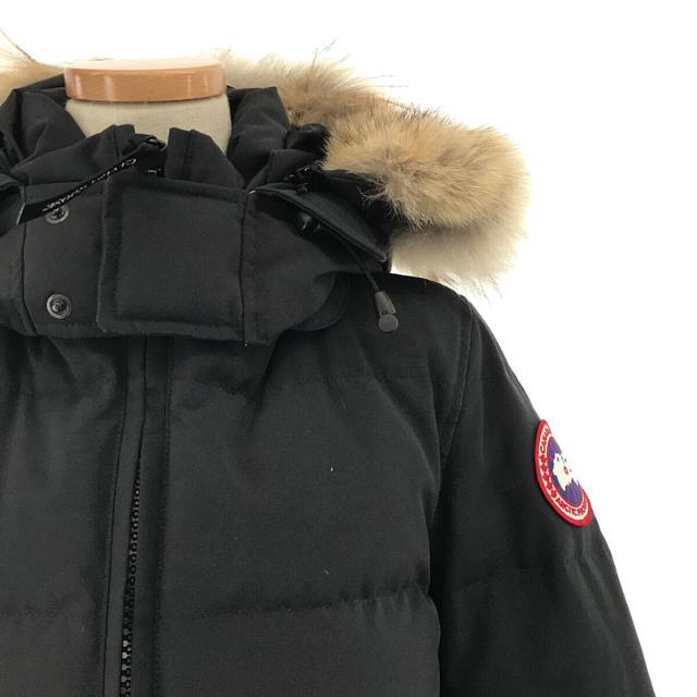 CANADA GOOSE / カナダグース | BELLEVILLE ベルビル コヨーテ ファー 付き フーデッド ダウン ジャケット | S |  ブラック | レディース