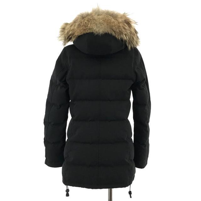 CANADA GOOSE / カナダグース | BELLEVILLE ベルビル コヨーテ ファー 付き フーデッド ダウン ジャケット | S |  ブラック | レディース