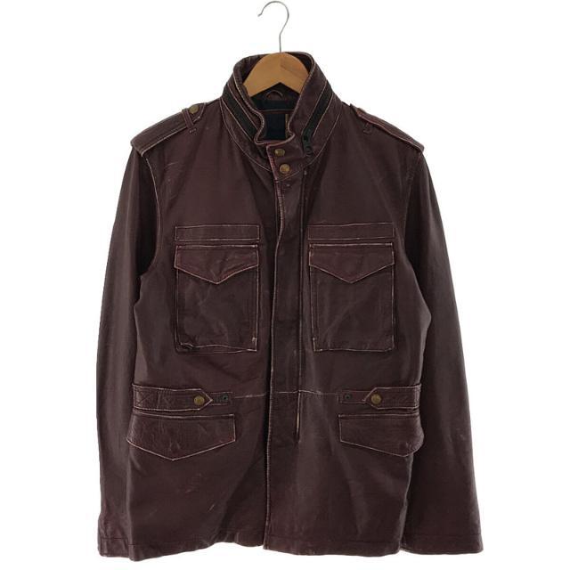 定価…¥63800AVIREX VARSITY M-65 レザージャケット★本革 アビレックス