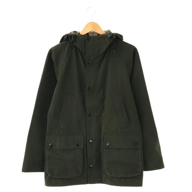 Barbour / バブアー | SL BEDALE HOODED ビデイル フーディ 裏地チェック切替 ジャケット | 36 | オリーブ | レディース