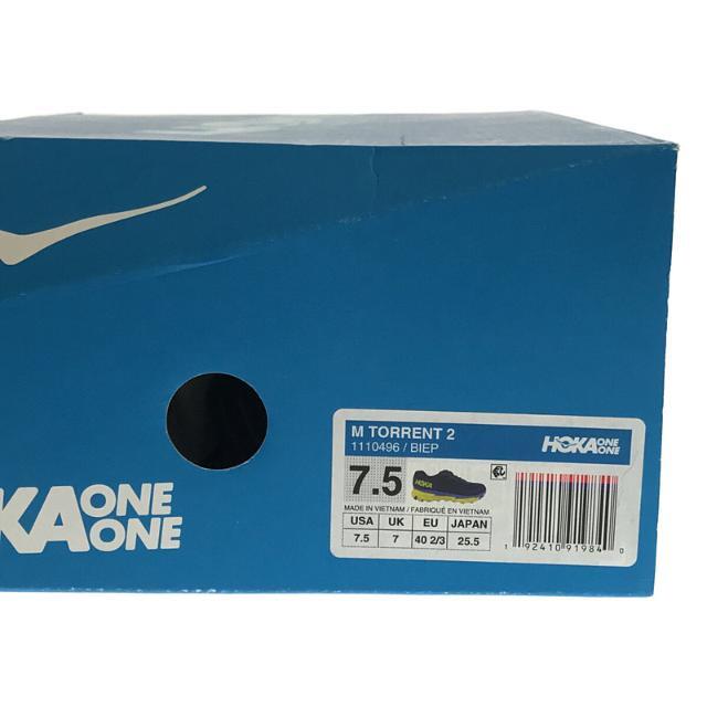 【美品】  HOKA ONE ONE / ホカオネオネ | M TORRENT 2 トレント2 トレイルランニング スニーカー 箱付き | 7.5 | ネイビー | メンズメンズ