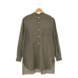 コモリ(COMOLI)のCOMOLI / コモリ | コットン シルク ドット バンドカラー シャツ | 1 | DOT | メンズ(Tシャツ/カットソー(七分/長袖))