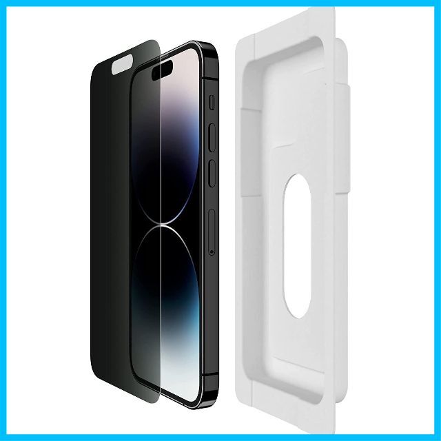 Belkin iPhone 14 Pro Max用 保護ガラスフィルム プライバ