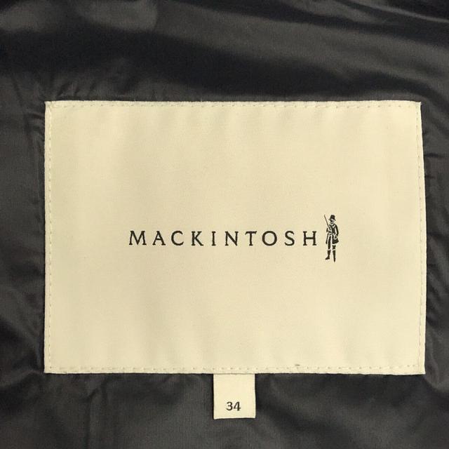 MACKINTOSH / マッキントッシュ | ウール 混紡 ツイル フーデッド ダウン コート | 34 | ネイビー | レディース