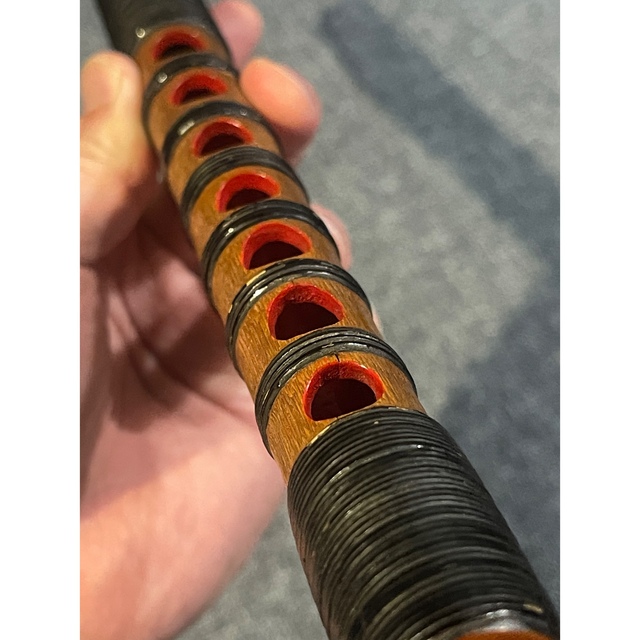 龍笛　樺巻　煤竹 楽器の和楽器(横笛)の商品写真