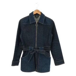 アーペーセー(A.P.C)のA.P.C. / アーペーセー | VESTE PATCH 19PC パッチワーク 切替 デニム ジャケット ベルト付属あり | 34 | インディゴ | レディース(その他)