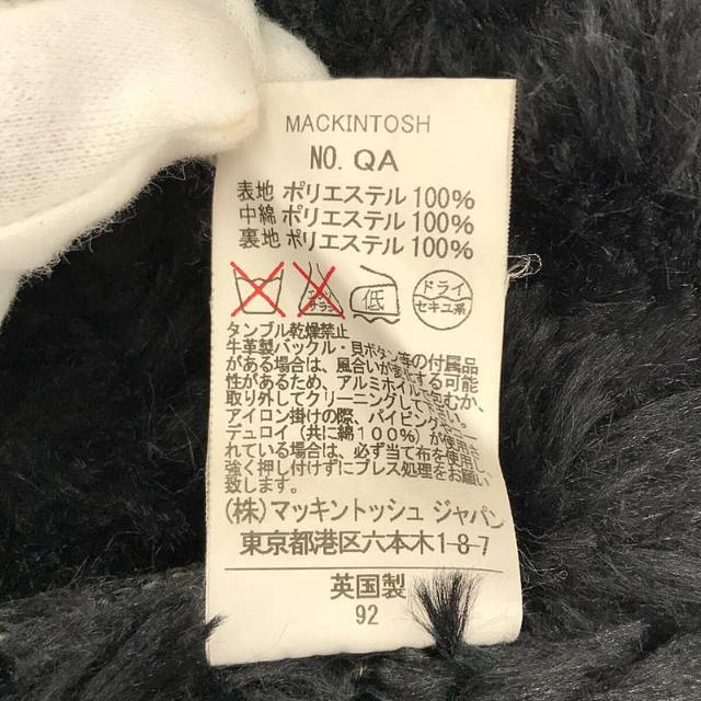 MACKINTOSH / マッキントッシュ | 英国製 NO.QA キルティング ボア フーデッド コート | S | カーキ | レディース