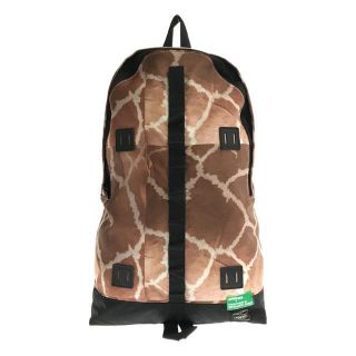 ポーター(PORTER)の【美品】  PORTER / ポーター | × atmos / アトモス × ミツアキ イワゴ / 岩合光昭氏 コラボ  バックパック（キリン）ユニセックス | ー | ブラウン | メンズ(バッグパック/リュック)