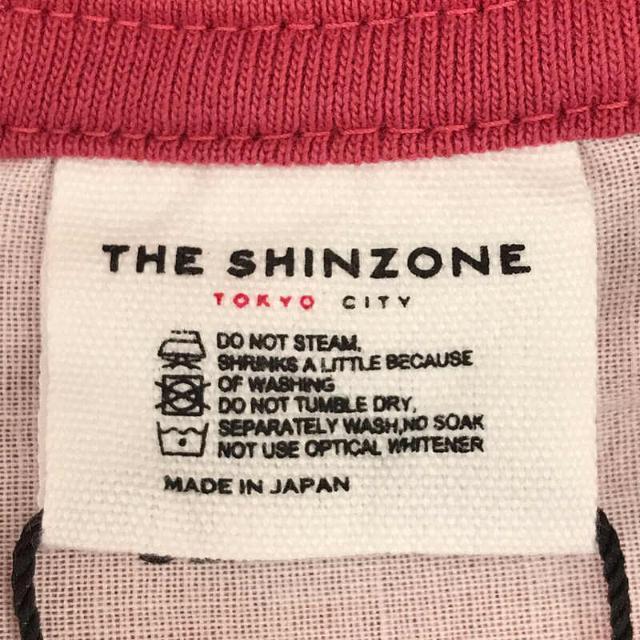 Shinzone(シンゾーン)の【美品】  Shinzone / シンゾーン | タグ付き 2022AW MACONOCHIE LONG TEE コットン クルーネック ロング プリント Tシャツ カットソー | F | レッド | レディース レディースのトップス(Tシャツ(長袖/七分))の商品写真