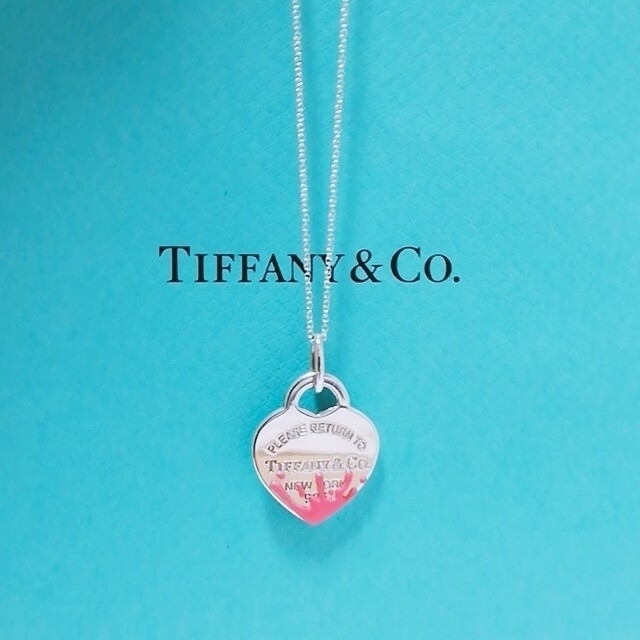 Tiffany リターントゥカラースプラッシュ ネックレス ハート