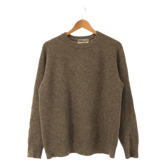 Cristaseya / クリスタセヤ | yak wool ribbed raglan sweater Cristaseya / クリスタセヤ | yak wool ribbed raglan sweater